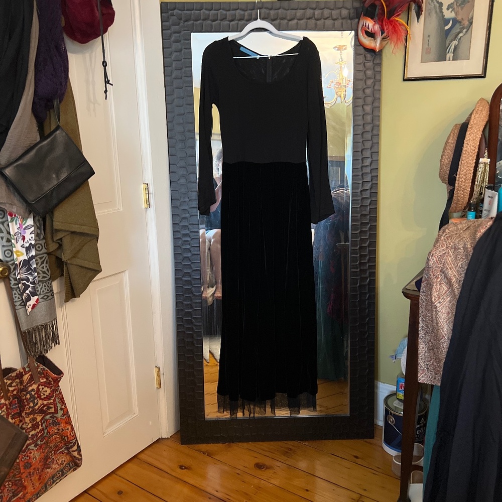 Beautiful black Jonny Was maxi dress l
